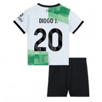 Dětský fotbalový dres Liverpool Diogo Jota #20 2023-24 Venkovní Krátký Rukáv (+ trenýrky)